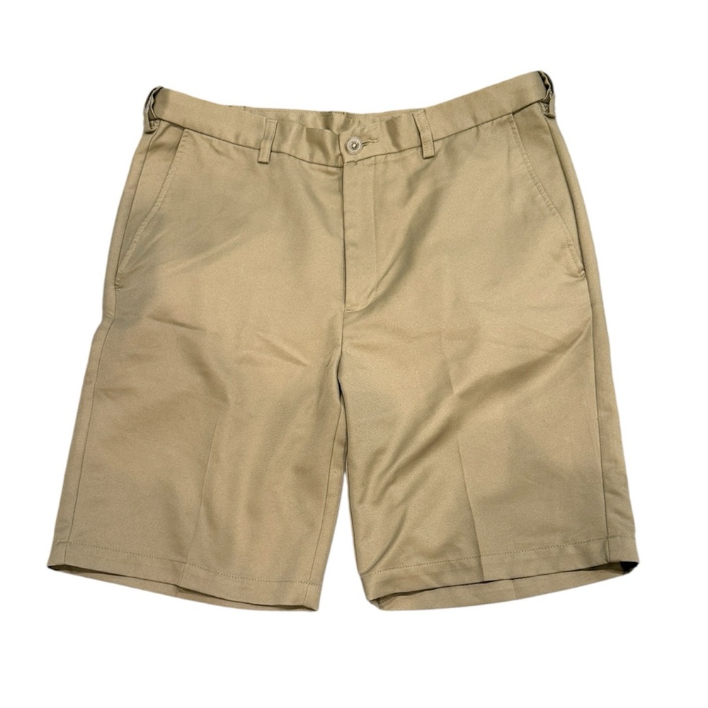 Haggar Clothing | Men’s Khaki Dress Shorts